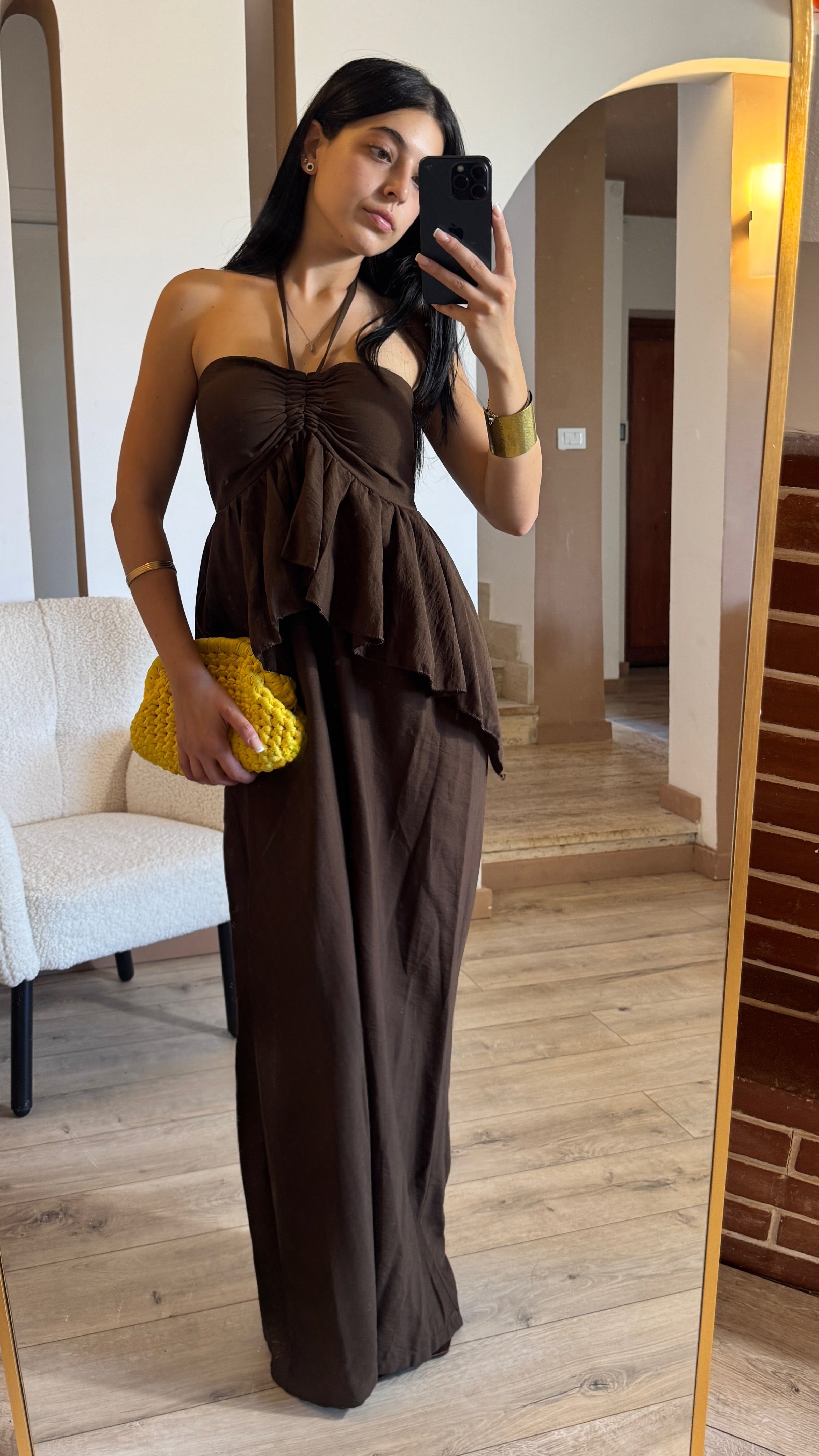 JUMPSUIT BROWN