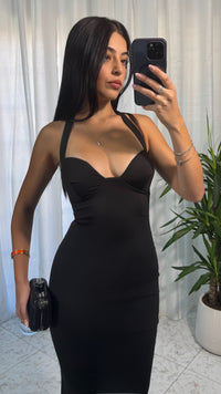 MIDI DRESS ADE BLACK