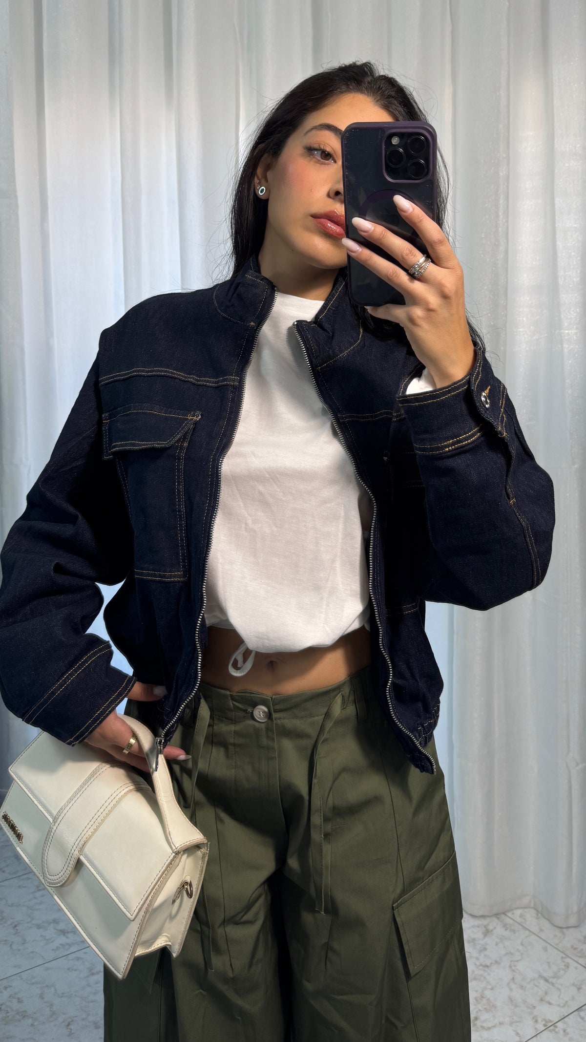 GIACCA ZIP DENIM