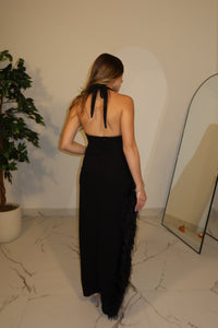 LONGDRESS PLUMAGE BLACK