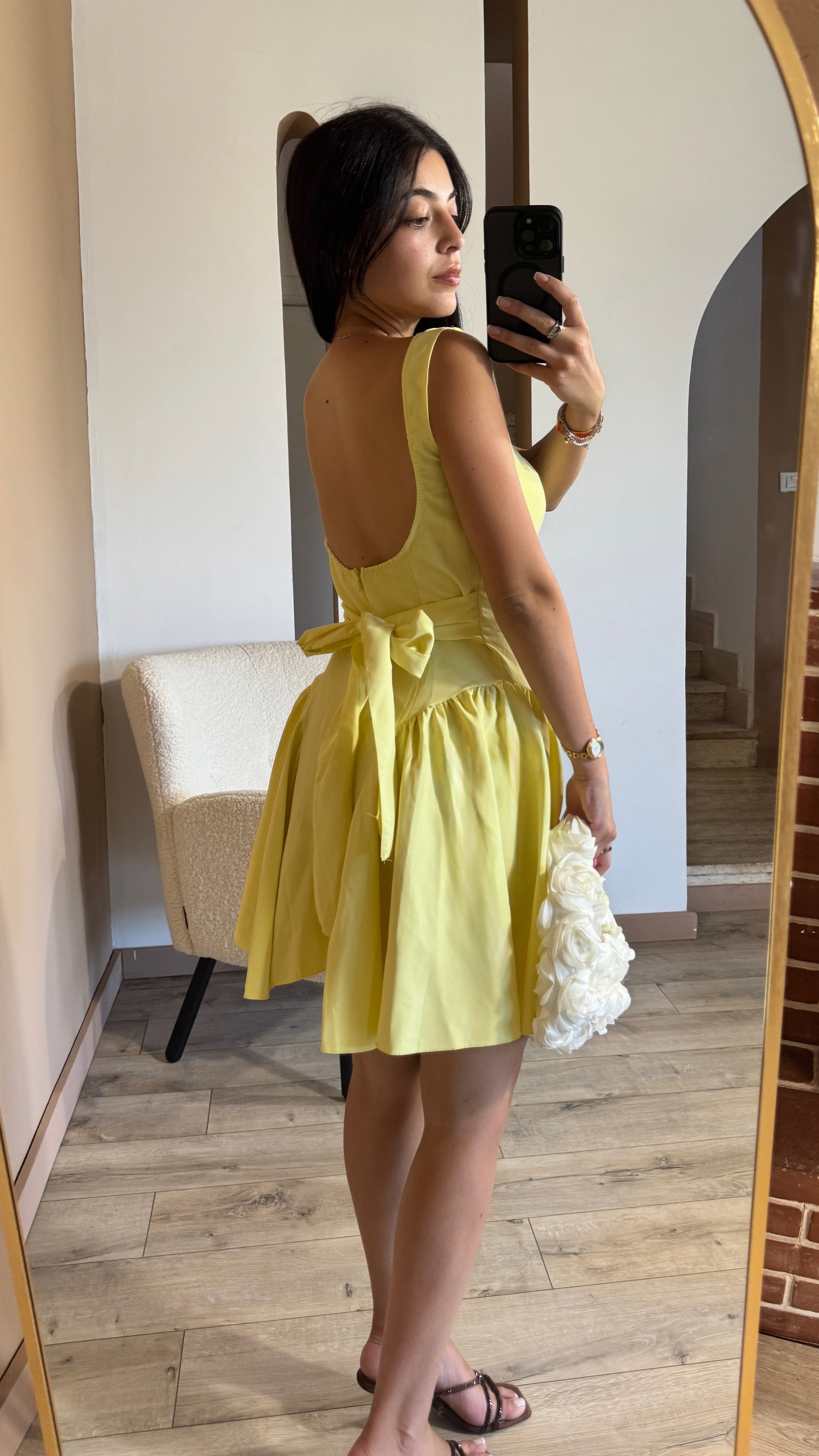 MINI DRESS BABY YELLOW