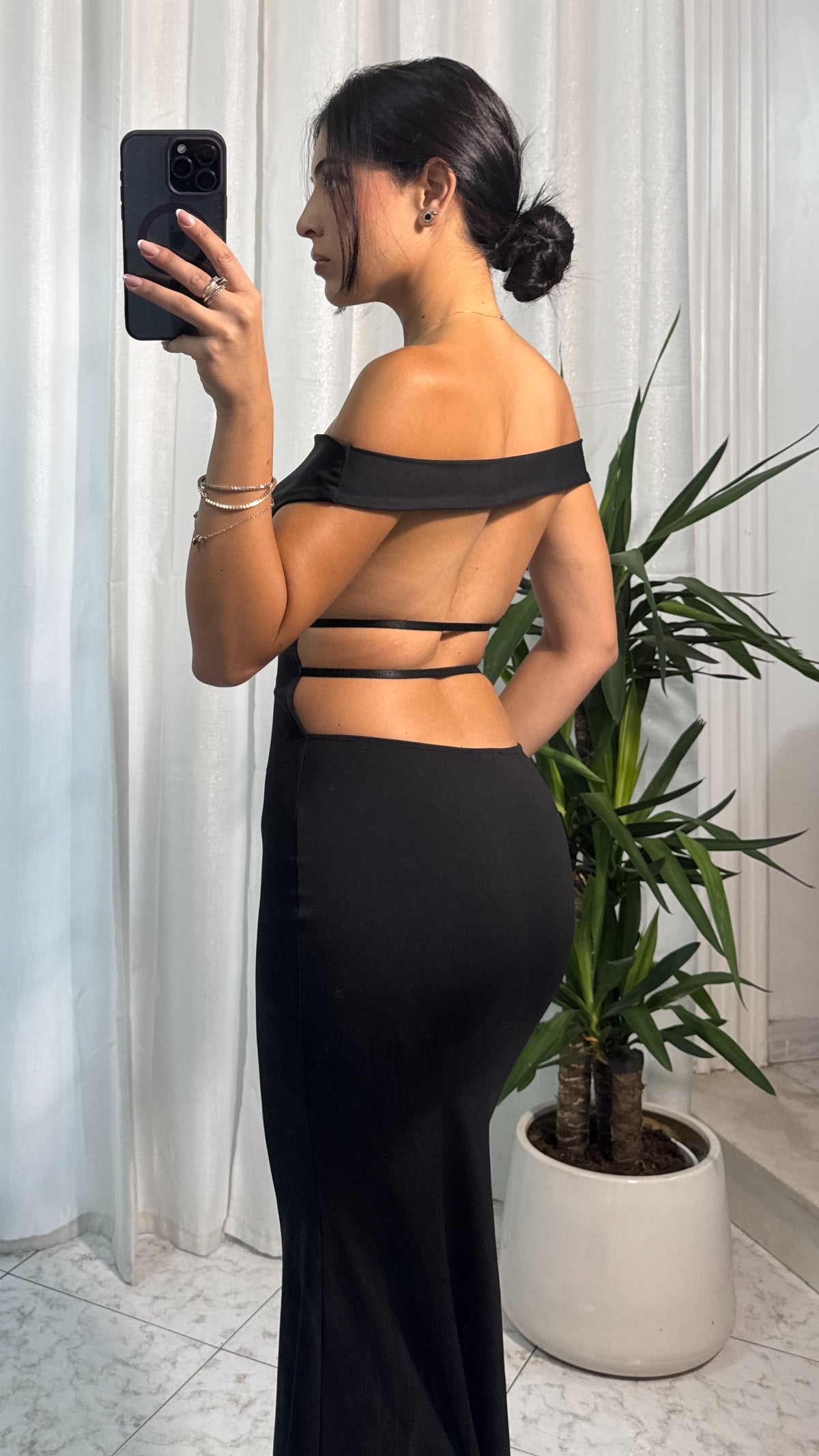 MAXI DRESS ARA BLACK