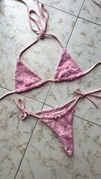 BIKINI PIZZO PINK