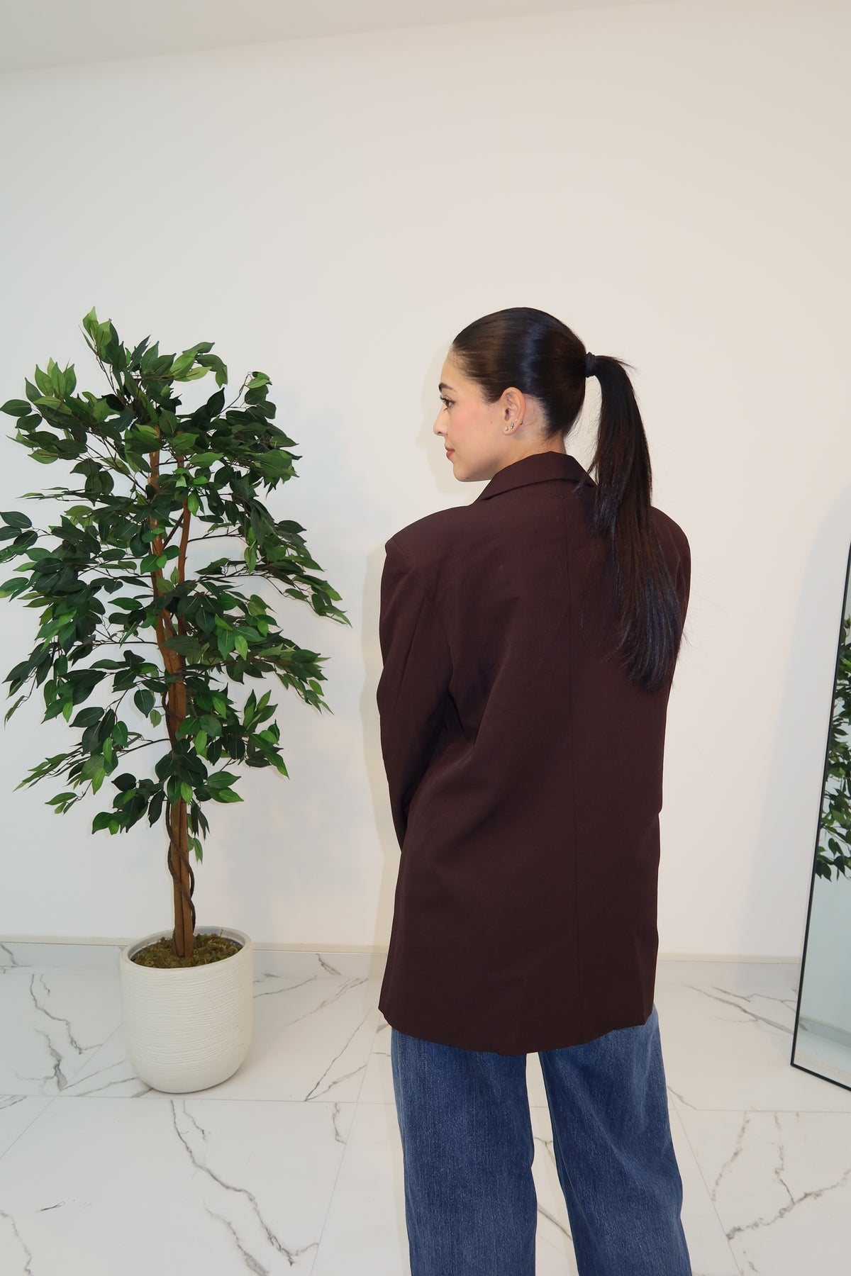 BLAZER JUSTWEST BROWN