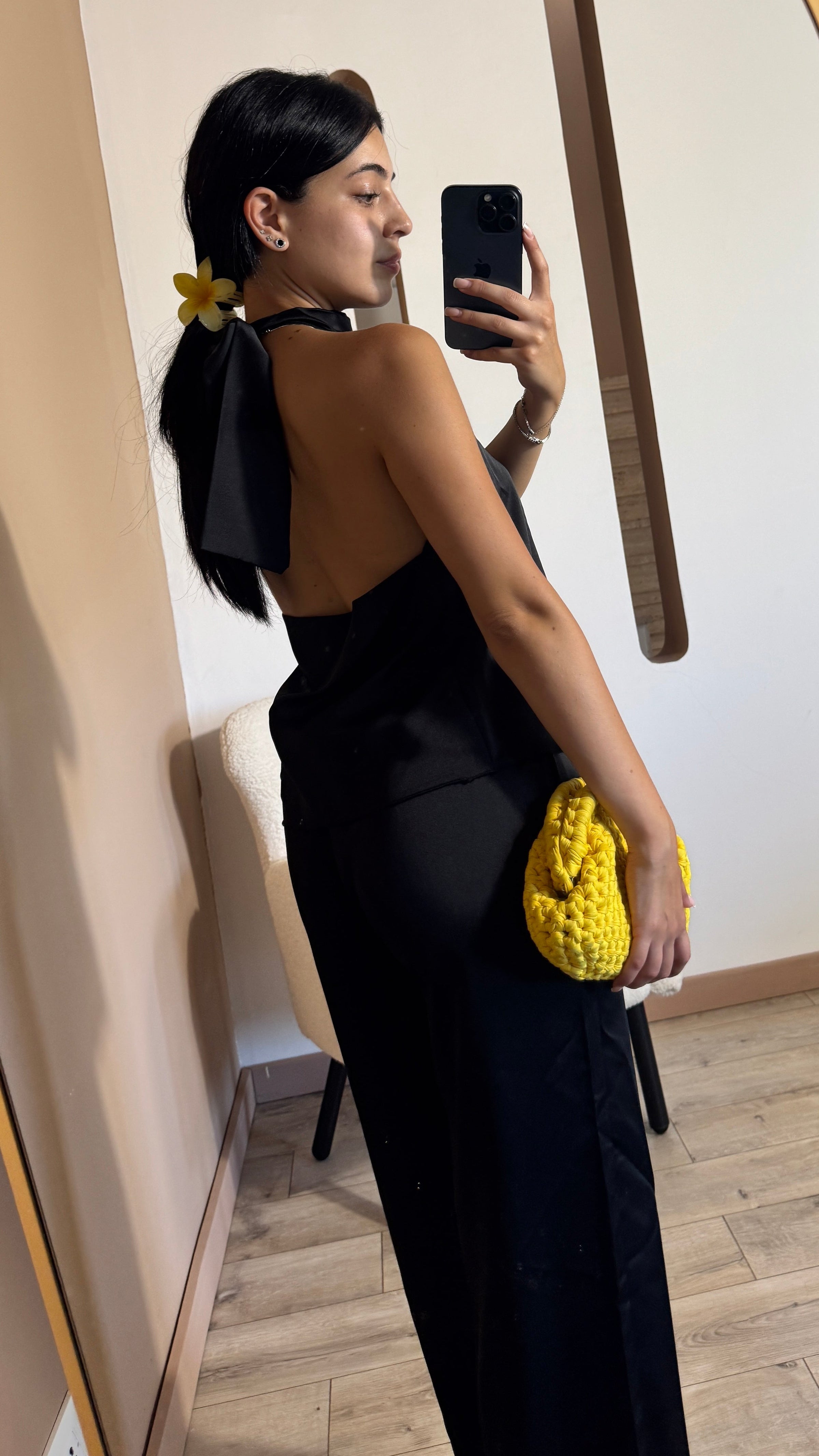 Co-ord Satin Black