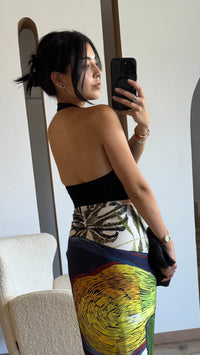 Top Halter Black