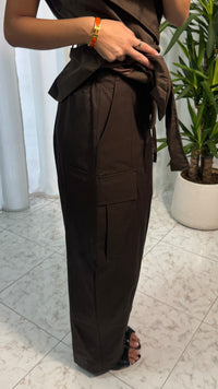 PANTALONE CARGO BROWN