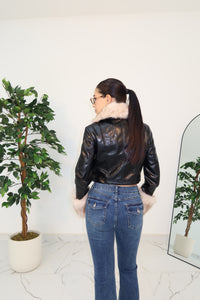 GIACCA DI PELLE BIKER