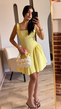 MINI DRESS BABY YELLOW