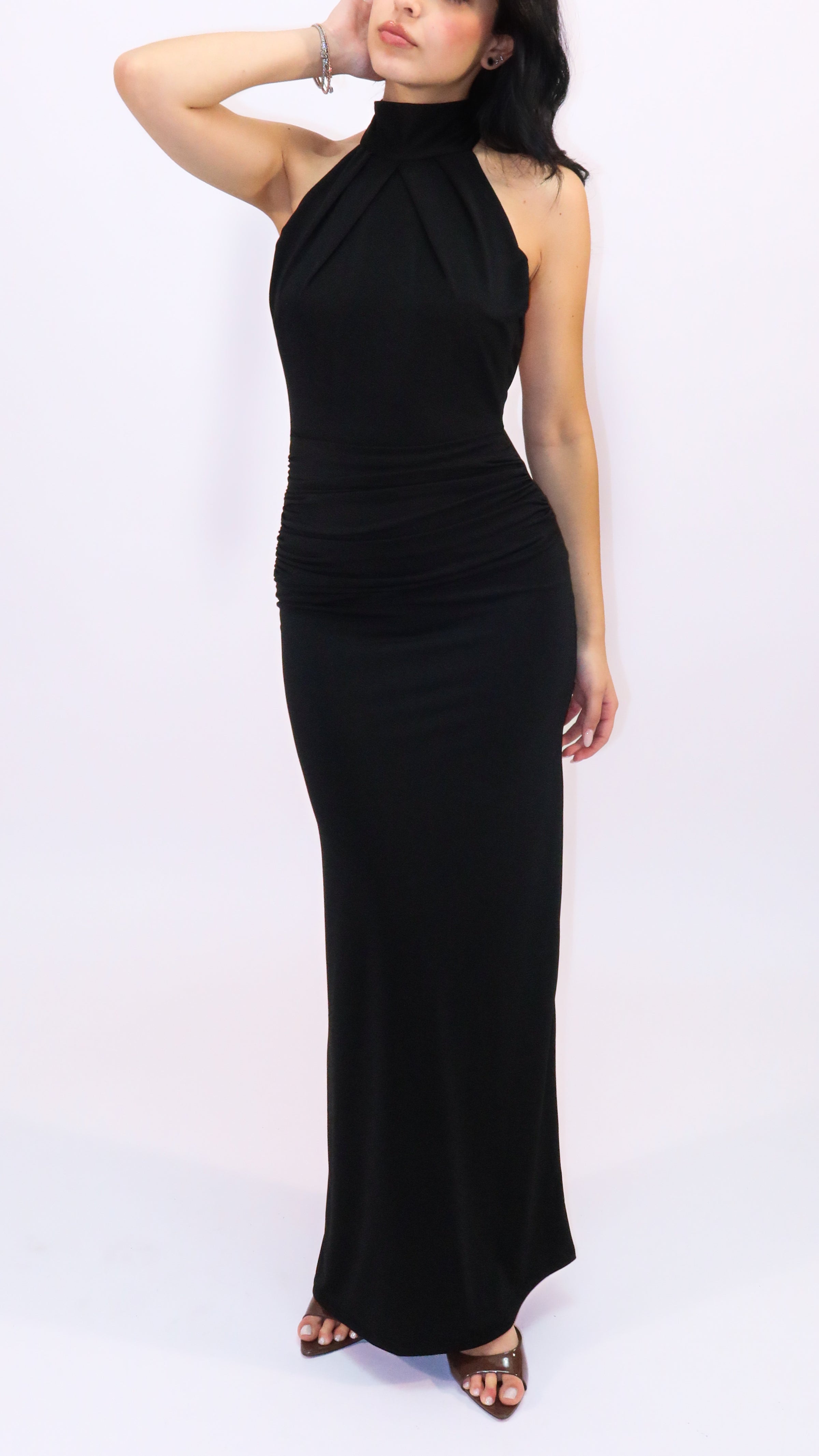 Dress Halter Noir
