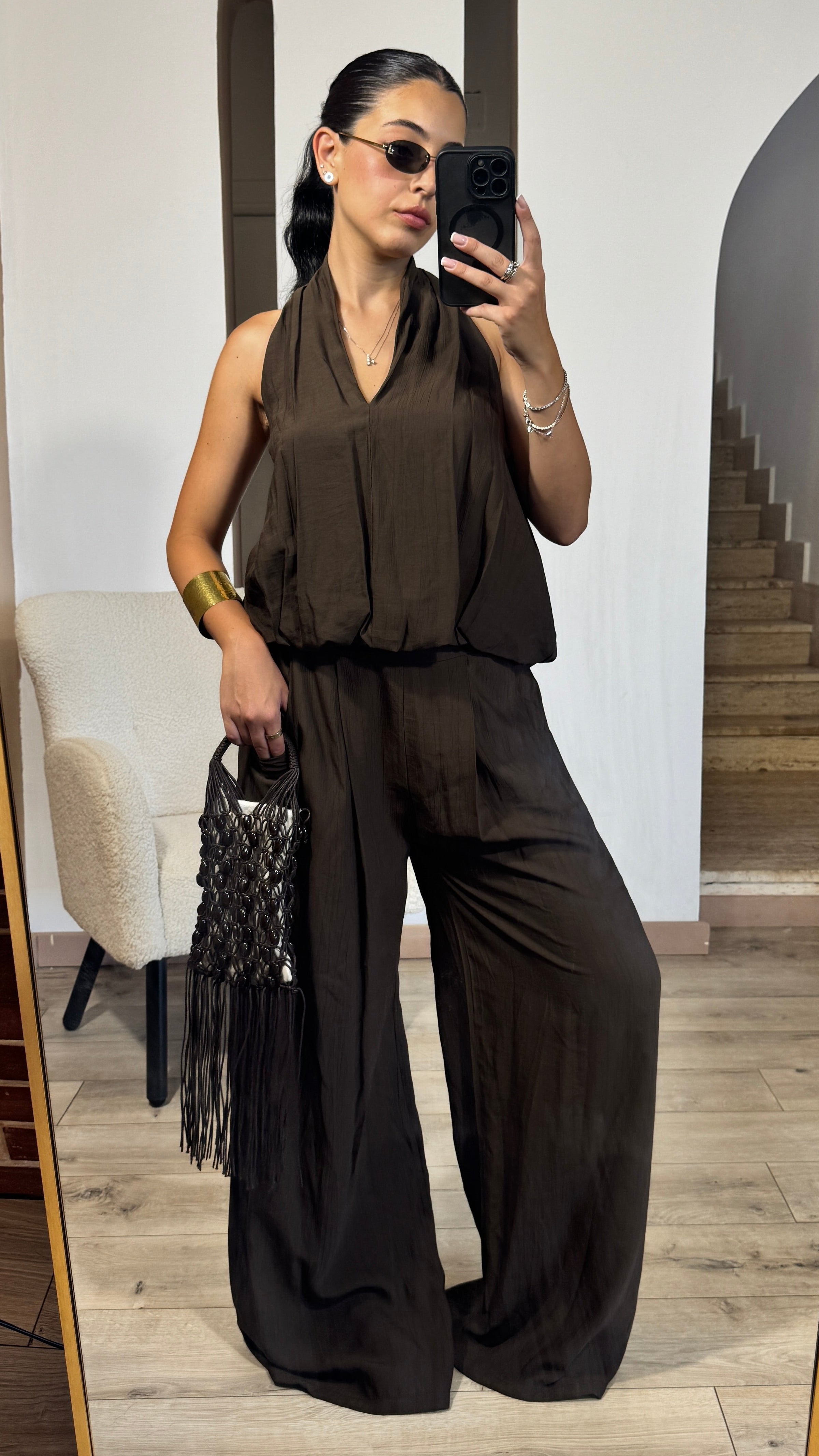 Co-ord Wave BROWN
