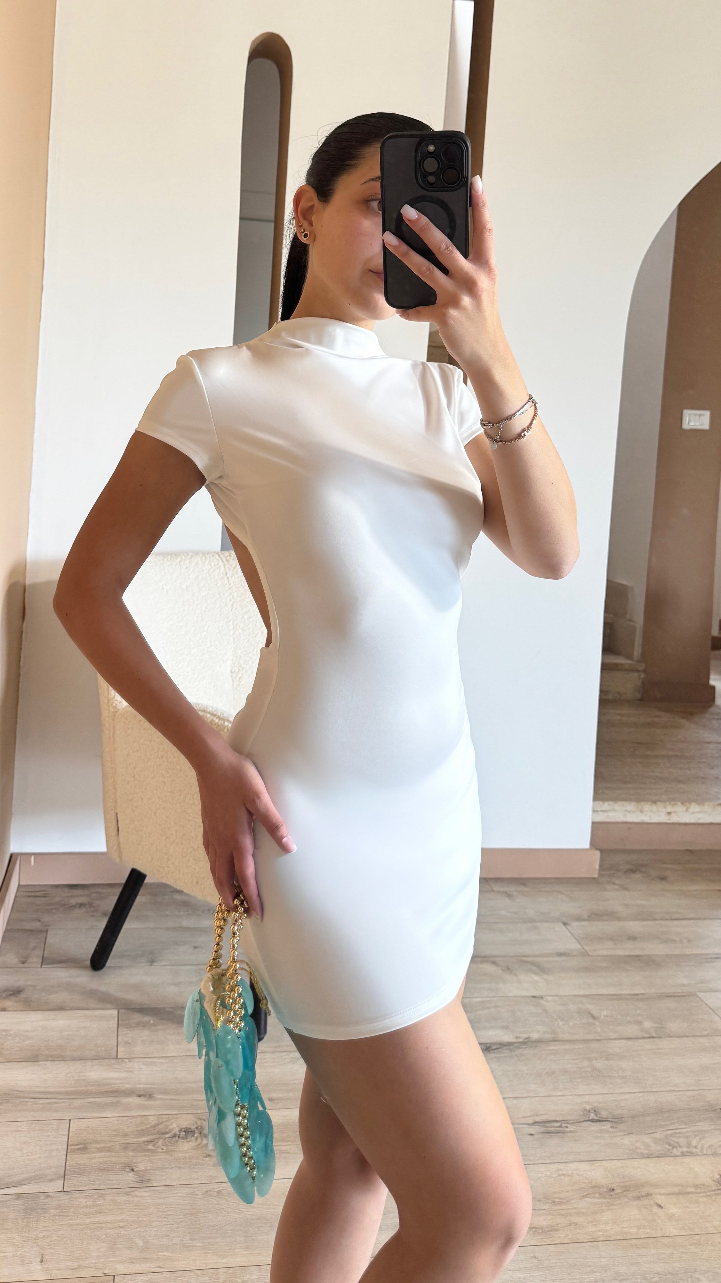 Back Mini Dress