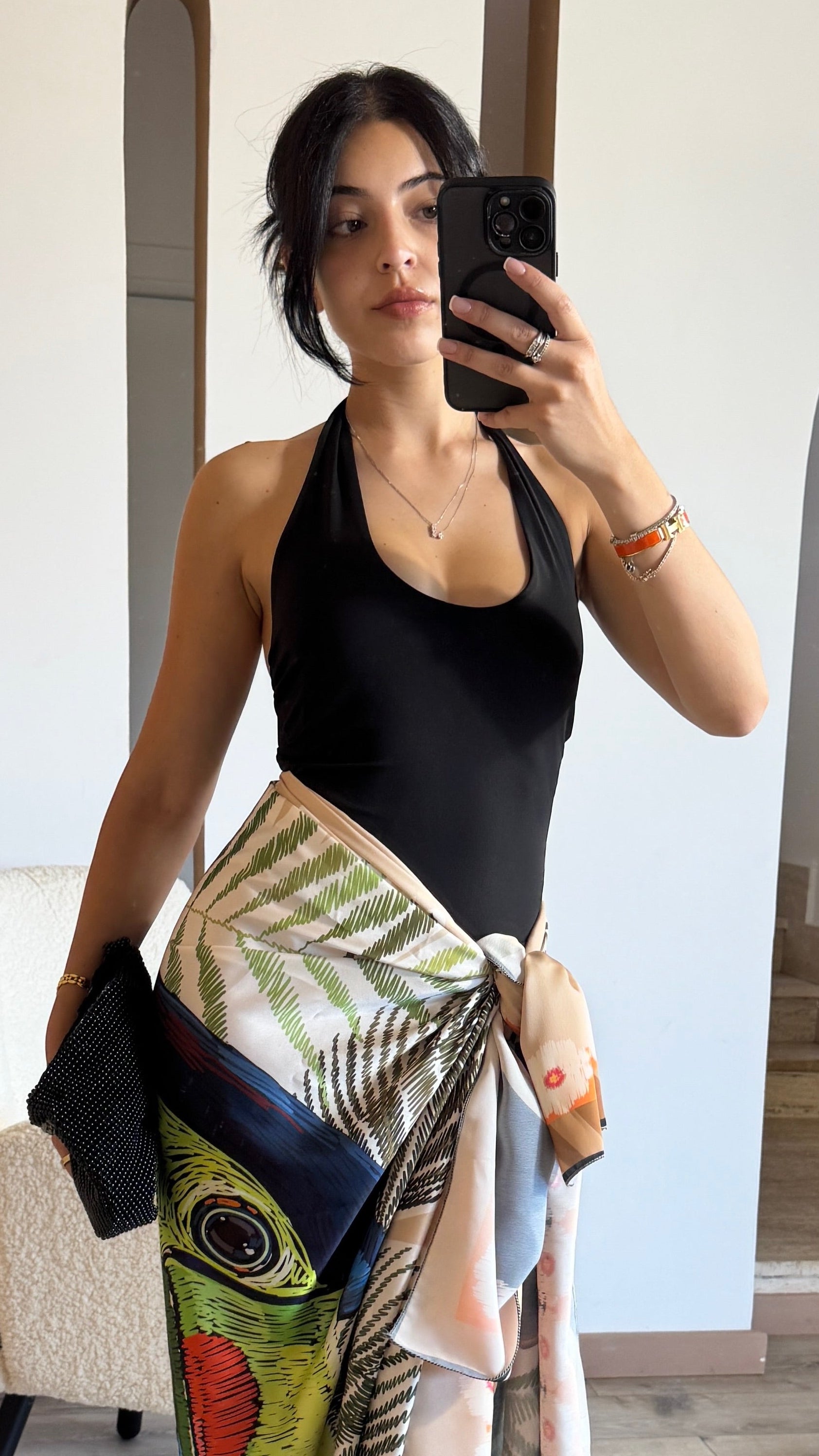 Top Halter Black