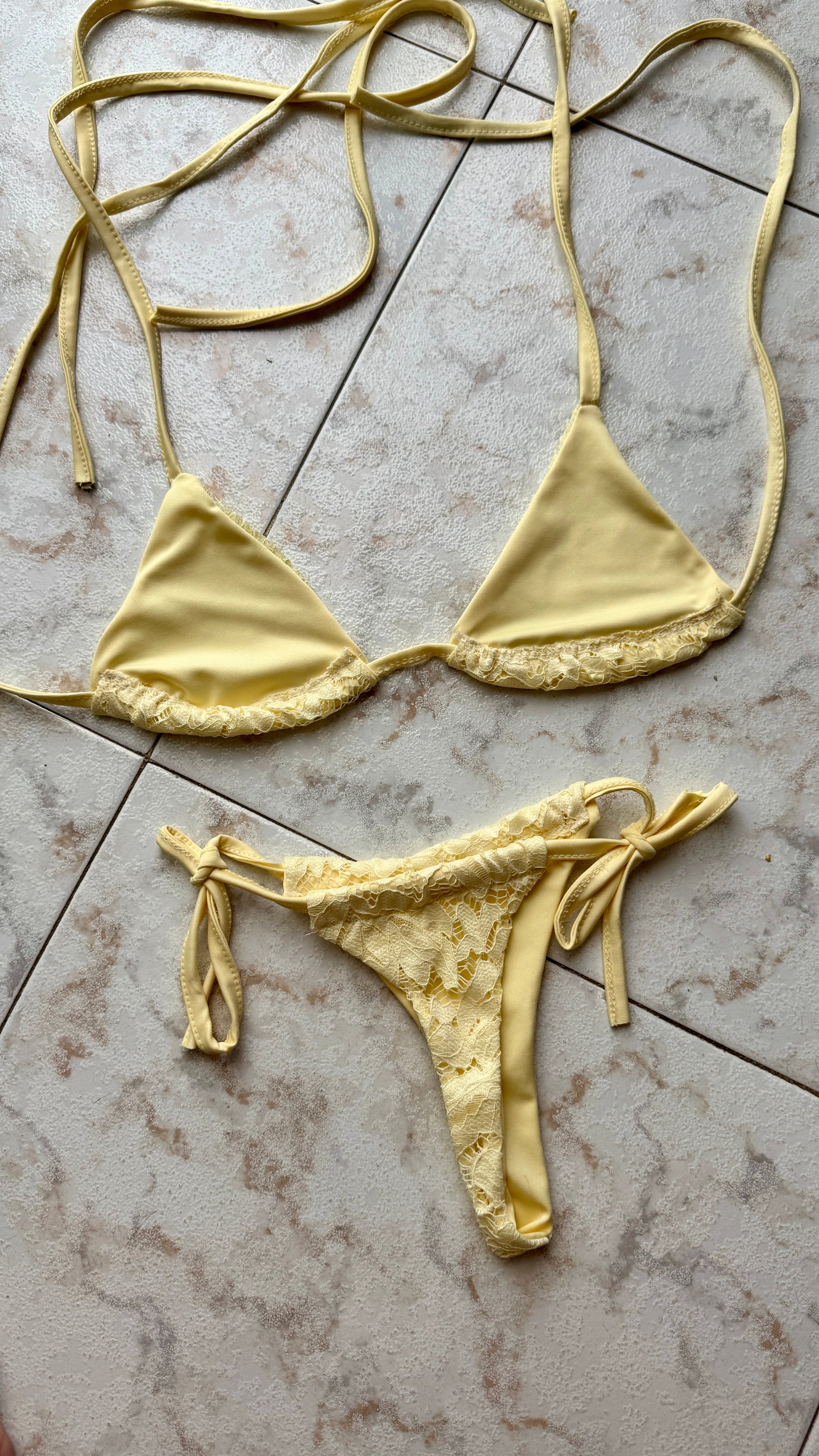 BIKINI PIZZO YELLOW