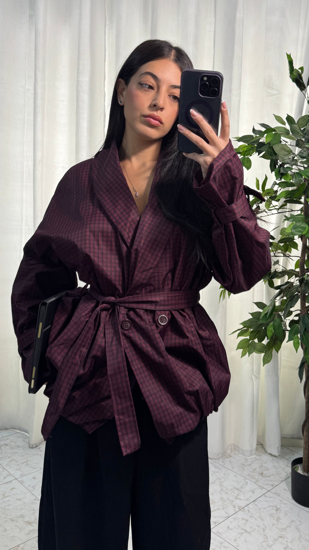 GIACCA IVY BORDEAUX