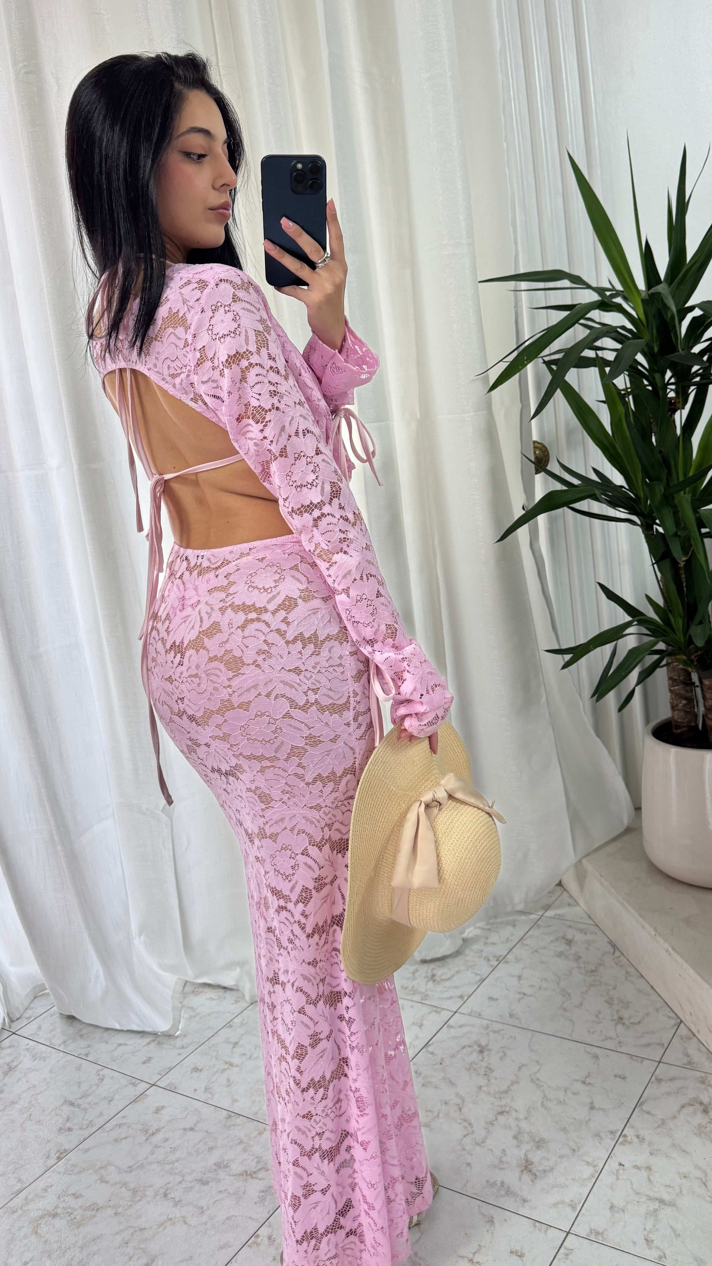 COPRICOSTUME PIZZO PINK