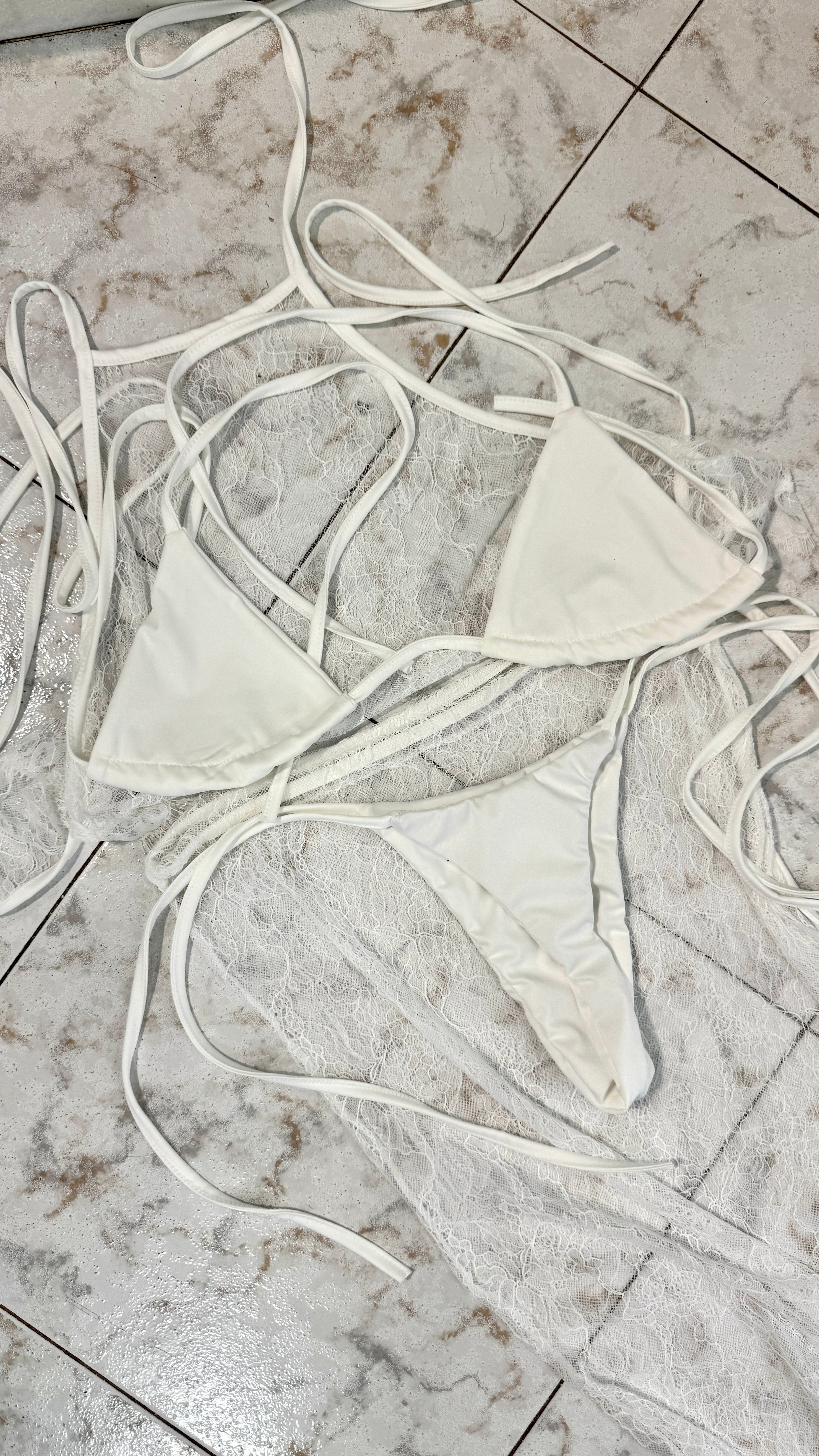 BIKINI WHITE SET
