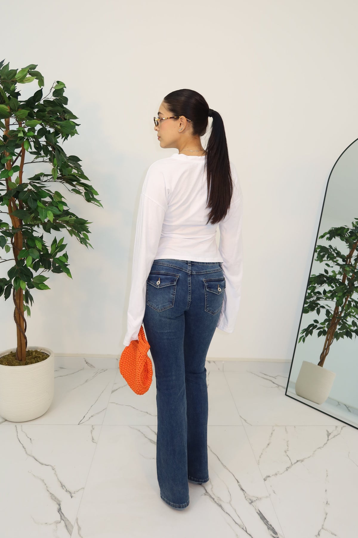 JEANS FLARE PUSH-UP