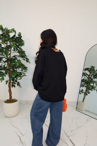 T-SHIRT OVER BLACK