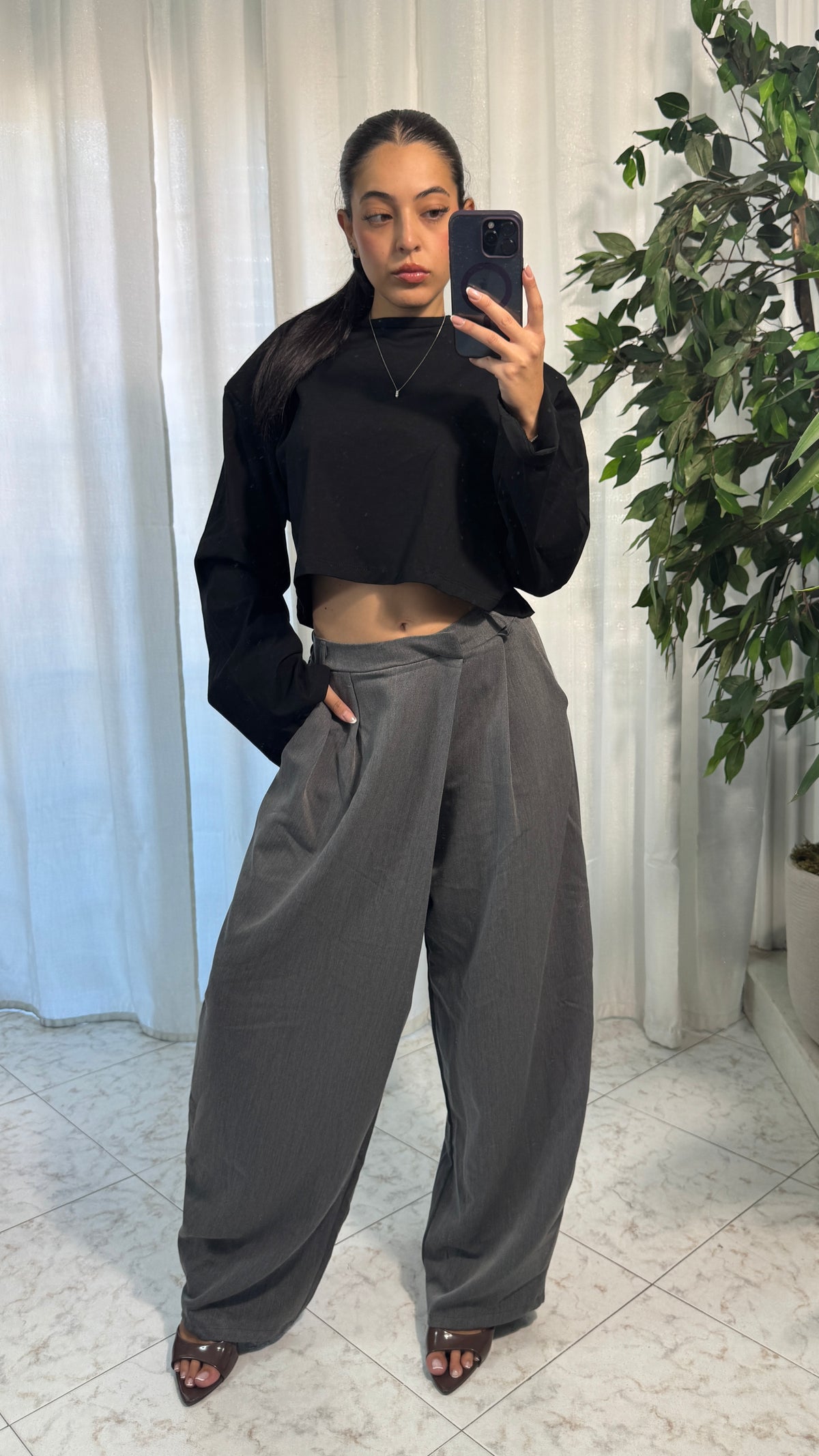 PANTALONE OFFICE GREY