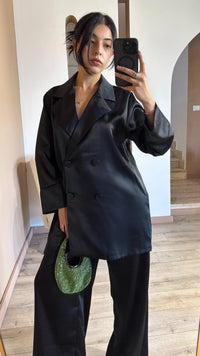Tailleur Black Satin