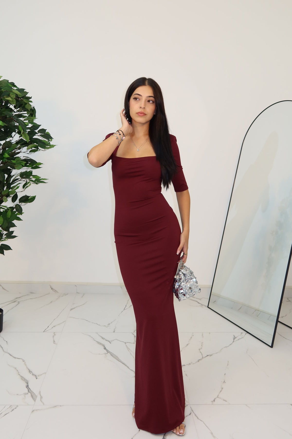 LONGDRESS ARTEMIS BORDEAUX