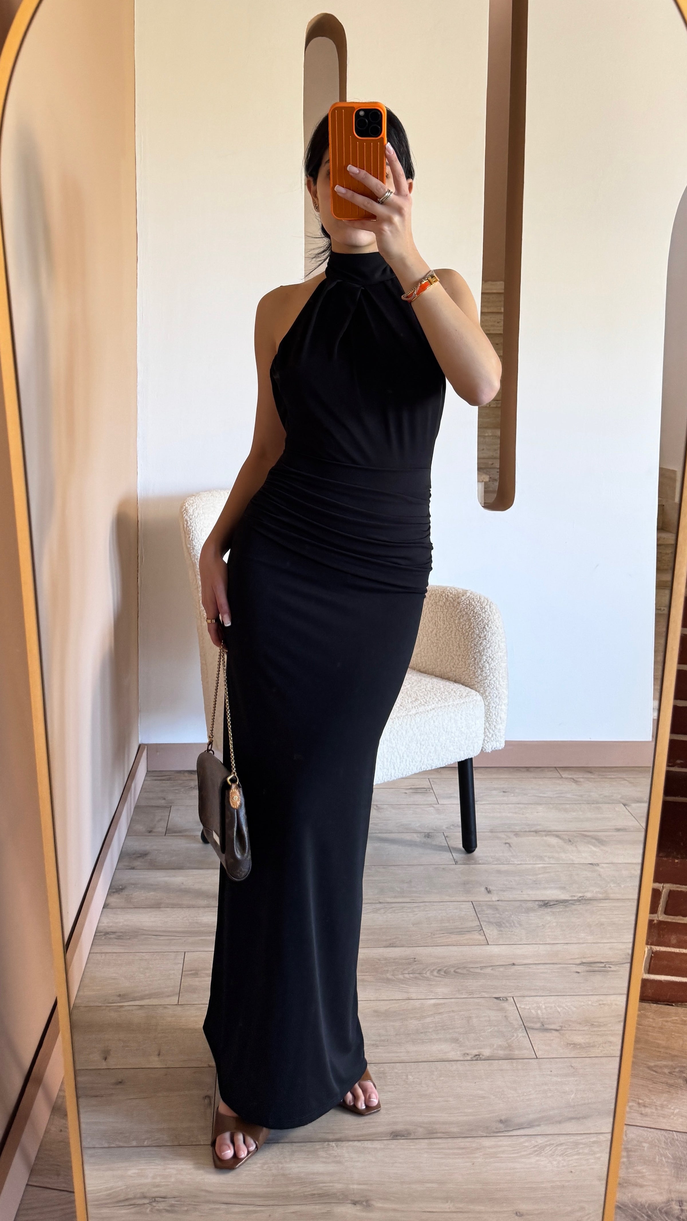 Dress Halter Noir