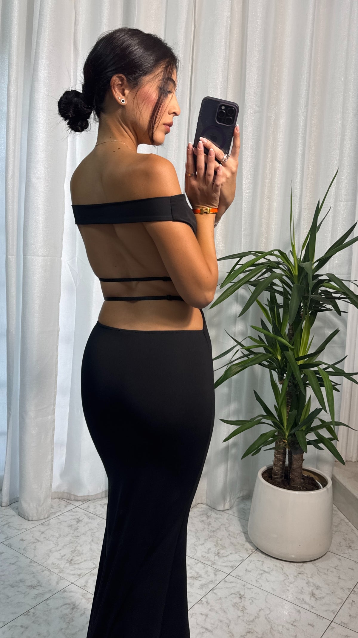 MAXI DRESS ARA BLACK