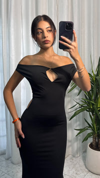 MAXI DRESS ARA BLACK