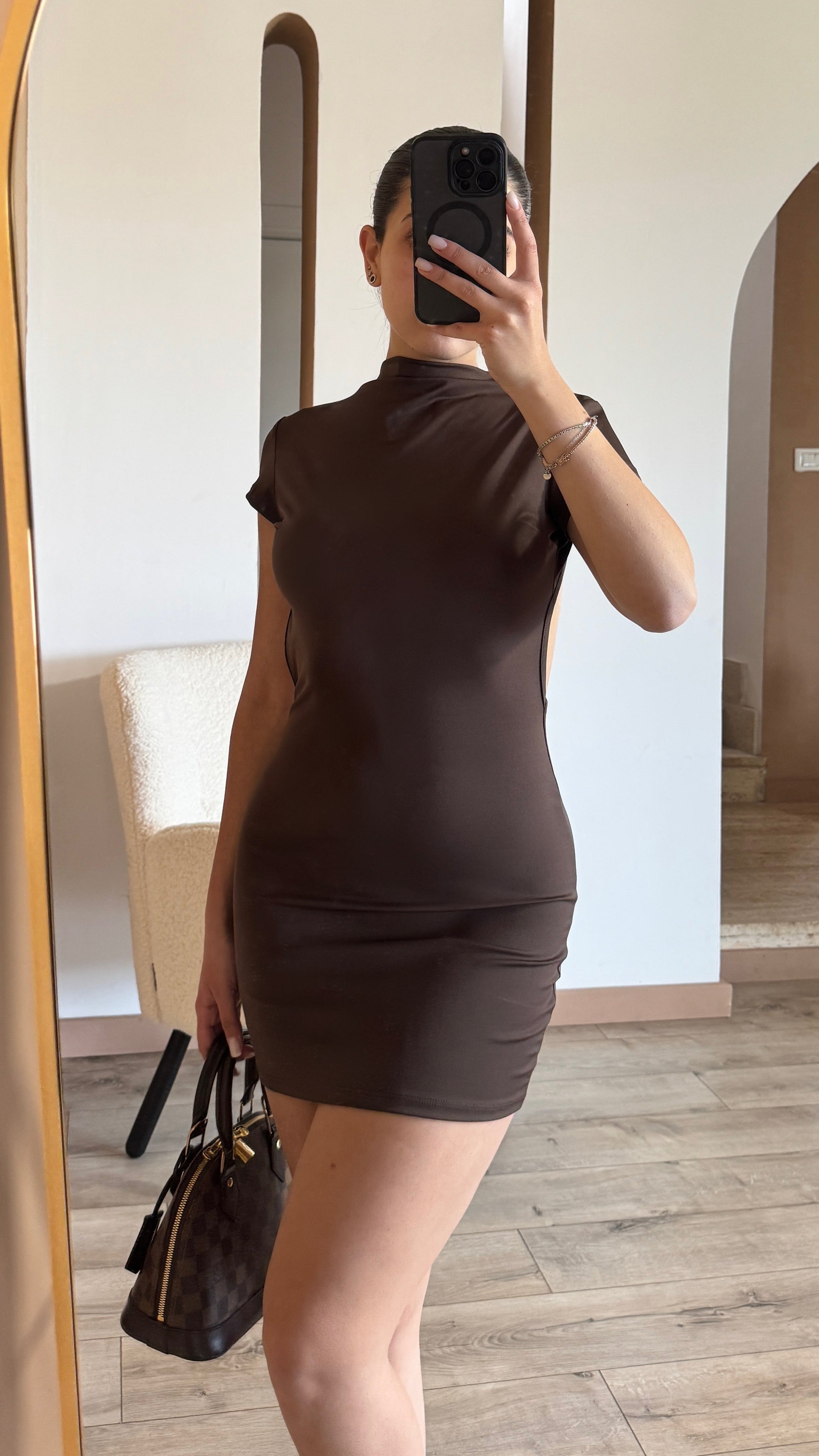 Back Mini Dress