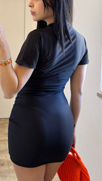 Mini Satin Dress