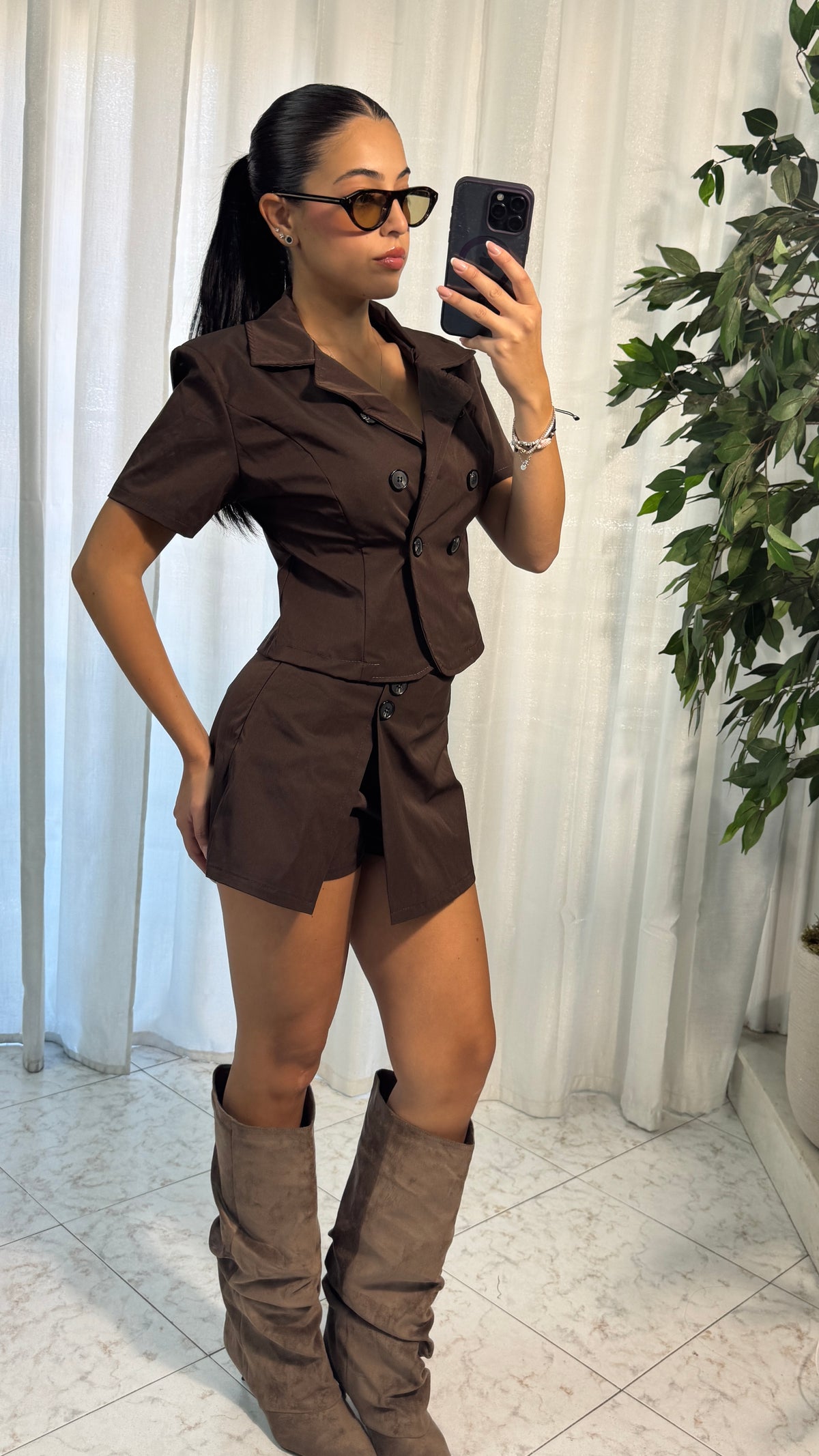 COORD TRENCHY BROWN