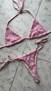 BIKINI PIZZO PINK