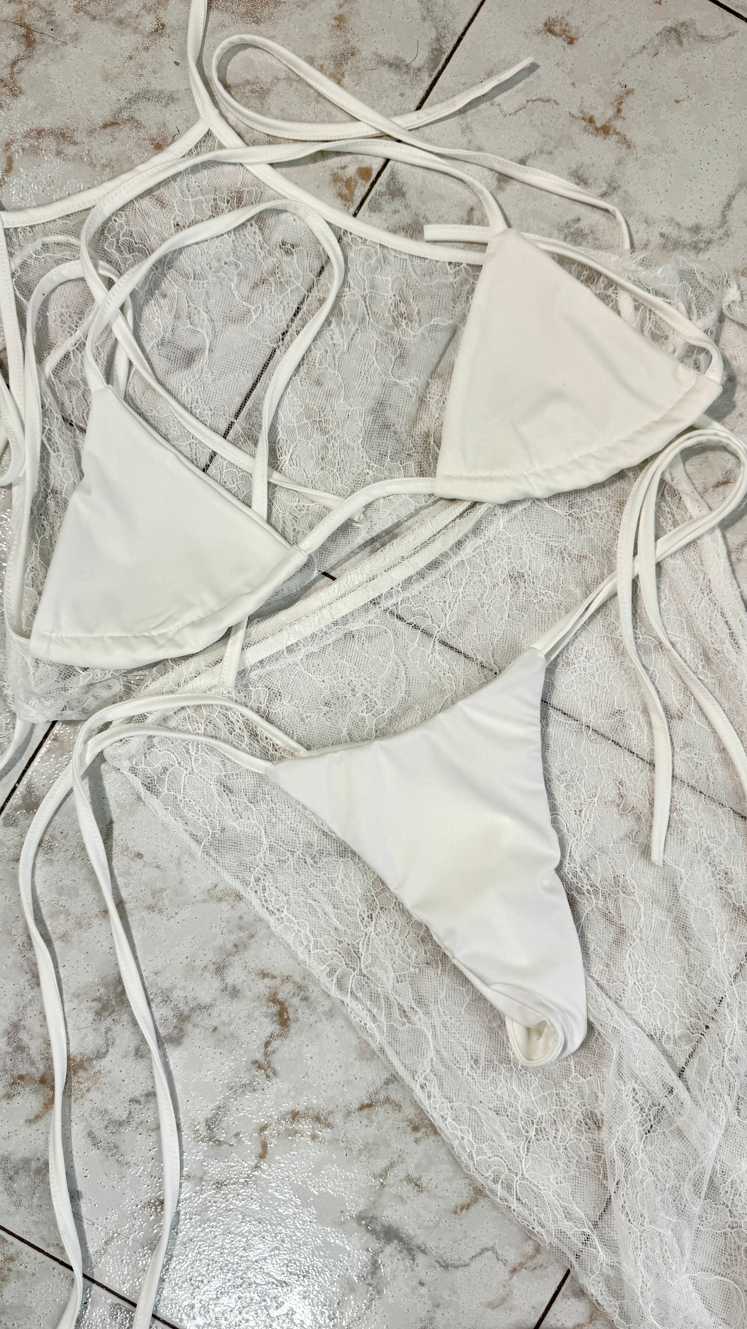 BIKINI WHITE SET
