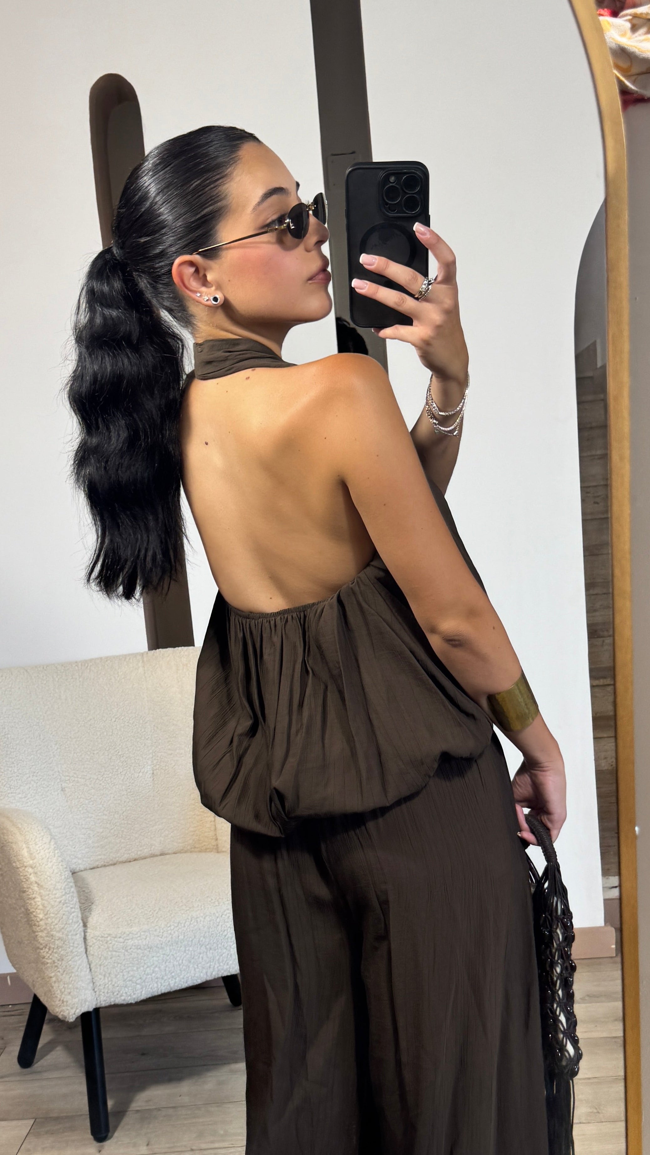 Co-ord Wave BROWN